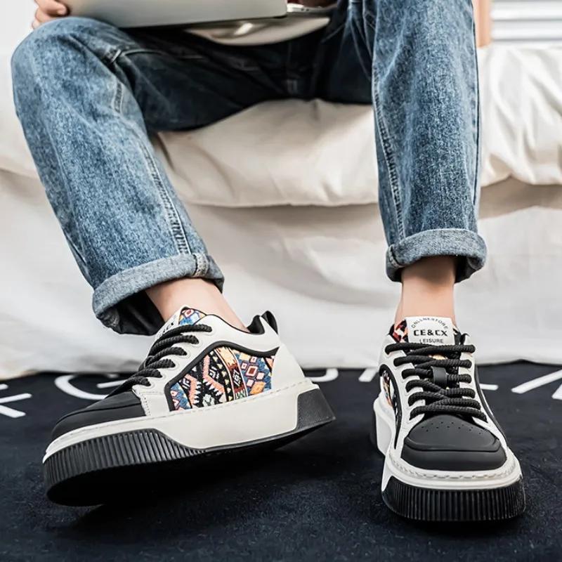 Fashion Men Casual Shoes 2025 New Spring Casual Sports Shoe Luxury Comfortable Trend Men's Board Shoes fashionble Sneaker Male Footwear