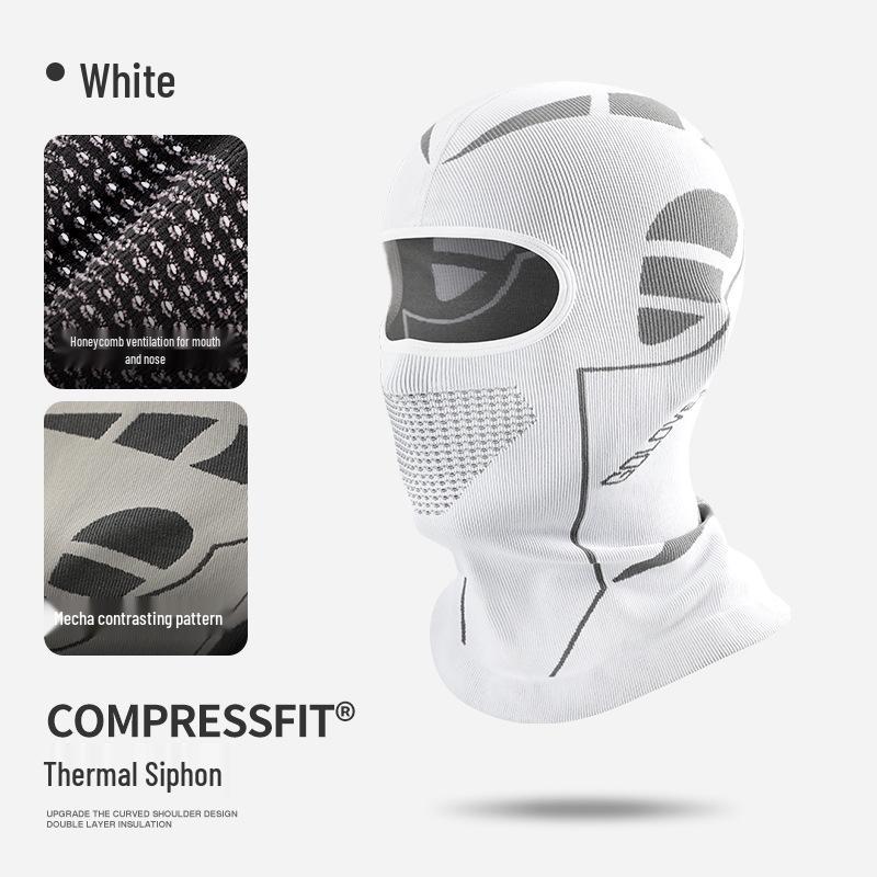 Leqi Men's Cycling Face Mask & Neck Gaiter: Breathable, Moisture-Wicking, Sweat-Absorbing Helmet Liner & Headscarf