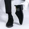 Fashion 38-48 Men's Autumn Winter Shoes Formal Chelsea Boots Top Quality Suede Leather Dress Business Shoes for Men Boots Ankle Boots