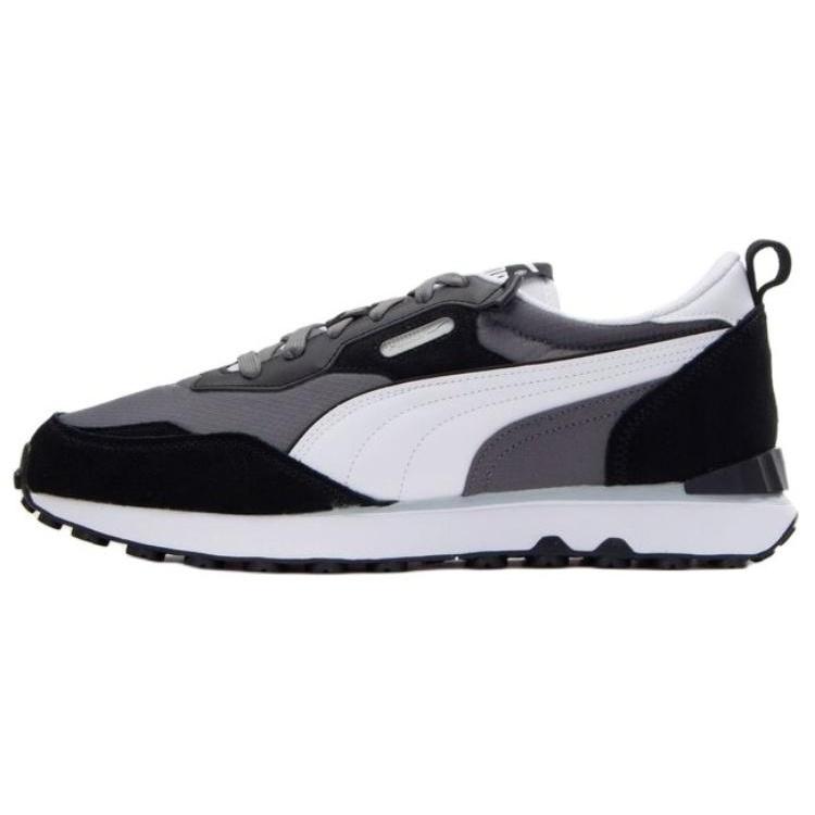 PUMA Rider Future Vintage Black Gray White Men s 387672-12 EU 43