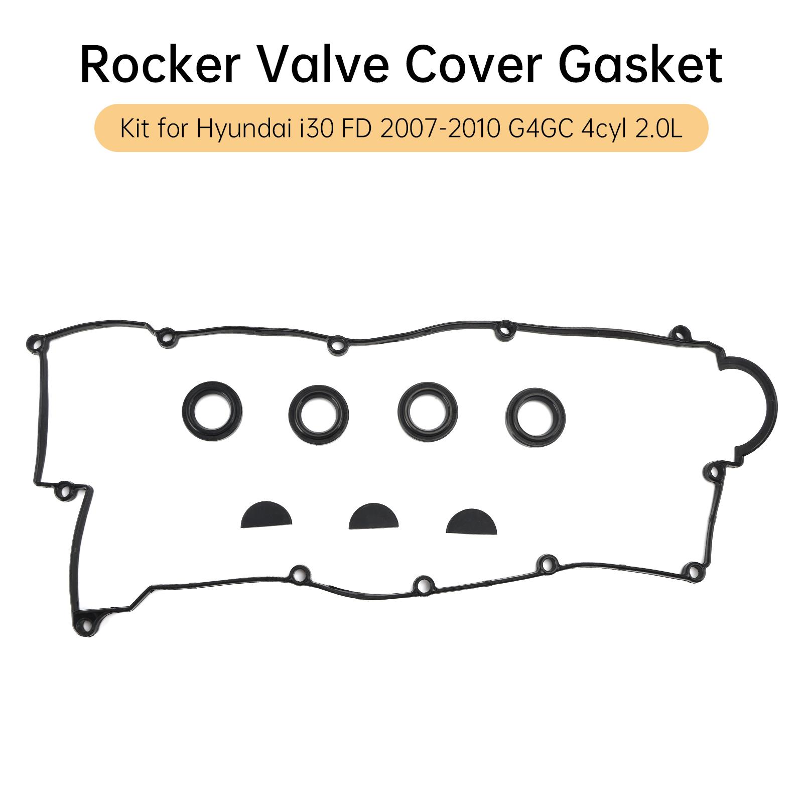 

Rocker Valve Cover Gasket Kit for Hyundai i30 FD 2007-2010 G4GC 4cyl 2.0L