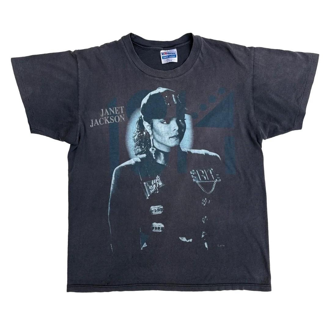 Janet Jackson 1990 90 90s Vintage Rhythm Nation No Prejudice Band USA Unisex T-Shirt S