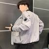 Men's Jackets Korean Style Casual Trendy Stand-up Collar Handsome Jackets Loose Tops New Versatile Baseball