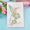 Mothers Day 3d Paper Card With Handmade Thank You Design For Celebrations