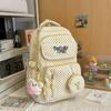 Schoolbag new high-value polka dot backpack large-capacity Korean primary school student schoolbag female foreign school backpack