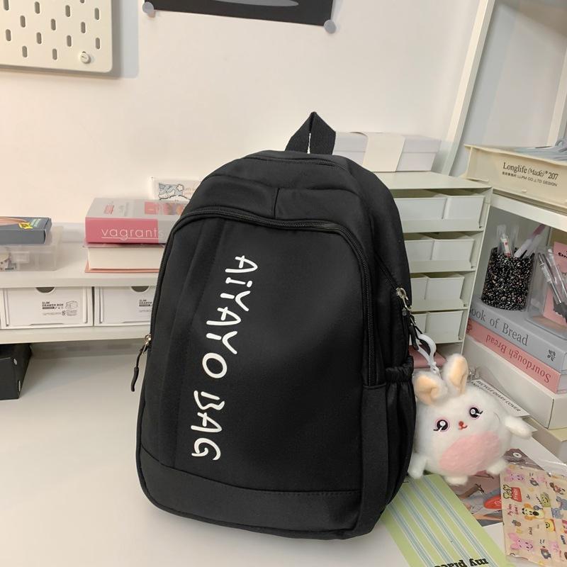 Small fresh contrasting color mini backpack versatile college student small schoolbag female commuter mommy bag cute travel backpack
