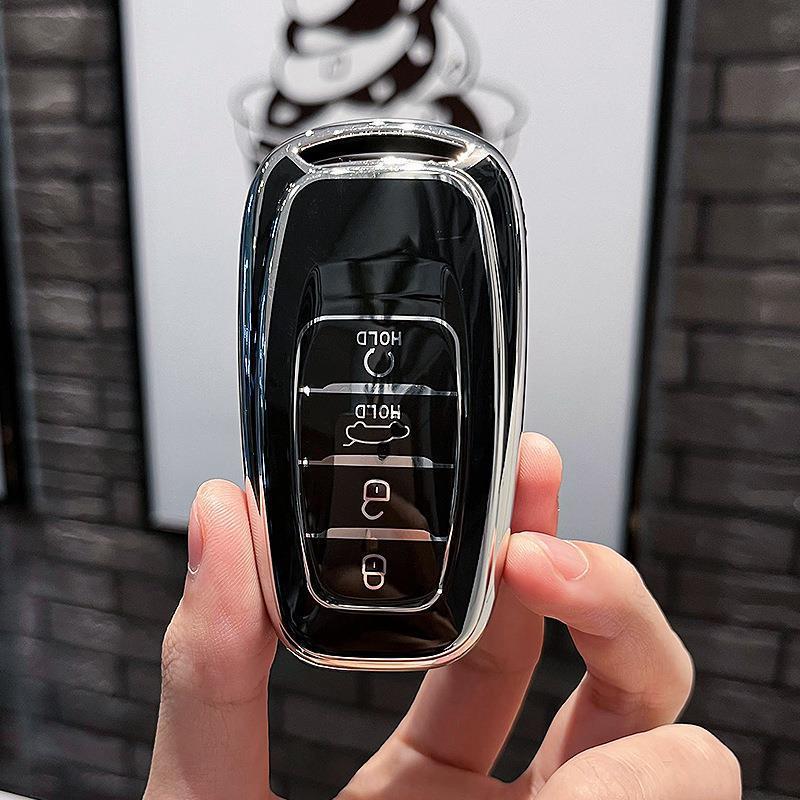 Compatible Hongqi H5/H9/EHS9 (2018-2022) Remote Key Fob Protective Case Cover.