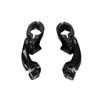 Motorcycles Male Mount-Style Chrome 1 1/4" Foot Peg Adapter Engine Guard Footrests Mount Clamps for Harley Softail Cafe Racer