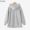 ZANZEA Women Hoodies Casual Long Sleeve Autumn Hooded Sweatshirts