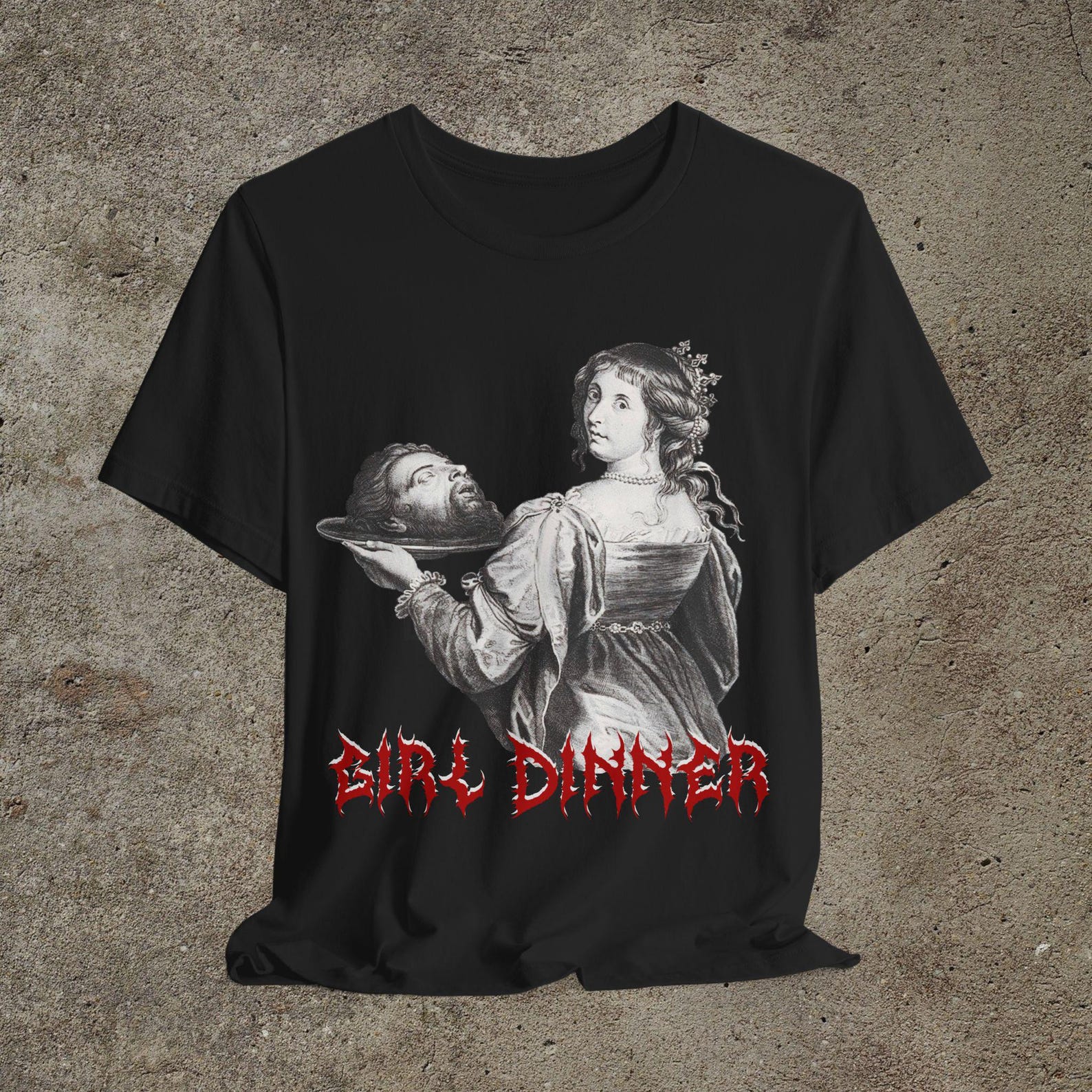 girl dinner, feminist tshirt, sarcastic tshirt, unisex tee S