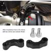 Aramox Universele 10mm Stuur Spiegelhouder Verhogers Verlengstukken Adapters Motorfiets Spiegel Verhoger Verlengbeugel voor R1200GS LC/ADV 13-18 R nineT/R1200R