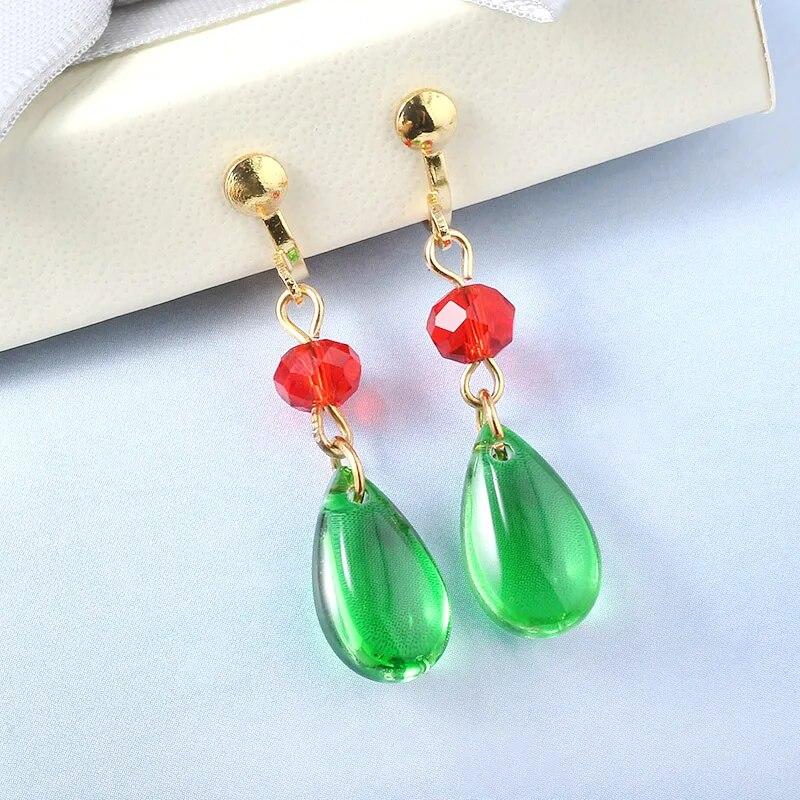 Japanese Cartoon Howl's Moving Castle Necklace Magicians Howl Blue Costumes Pendant Necklaces Women Men Cosplay Jewelry