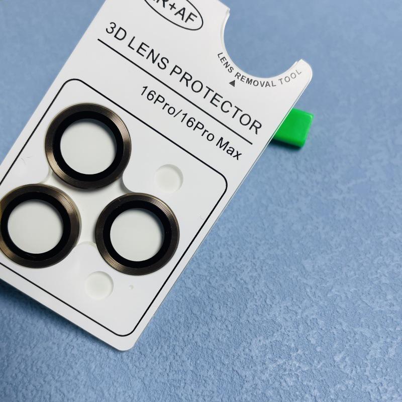 

Защитная пленка для объектива камеры Apple 16 Pro/15 Pro: 3D Текстура, Светопропускающий, Имитация Оригинала, Защитный Чехол iPhone 16 Pro (Triple Lens)
