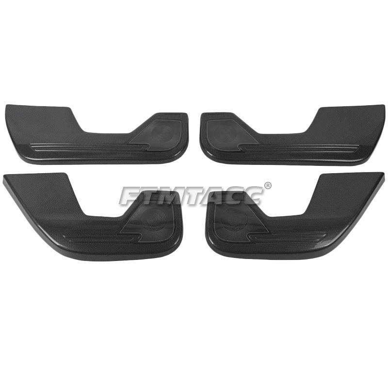 ABS Carbon Fiber Inner Gate Door Panel Protection Anti Kick Cover Interior Stickers For Honda CR-V CRV 2017-2021 2022 2023+ For NEW CR-V 2023