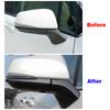 For Toyota Sienna 4th  2022 2023 Chrome Rearview Mirror Cover Trim Strip Rear View Molding Frame Garnish Sticker