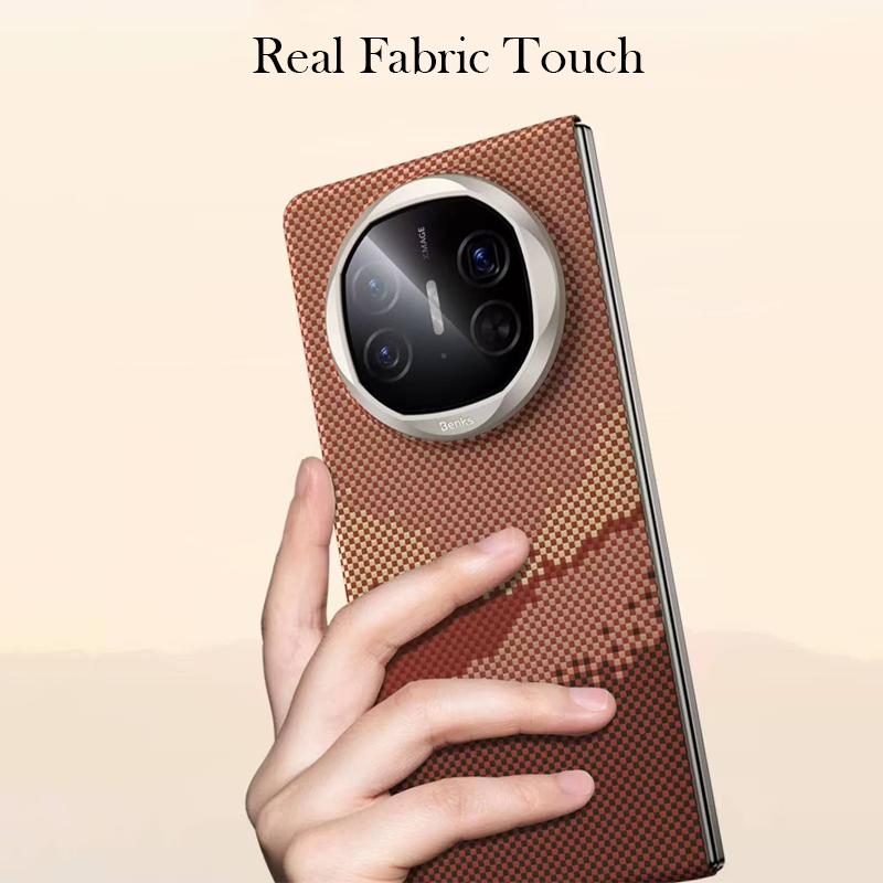 Benks Carbon Fibre Case For Huawei Mate X6 Kevlar Wireless Charging Back Cover Case for HUAWEI MATE X6