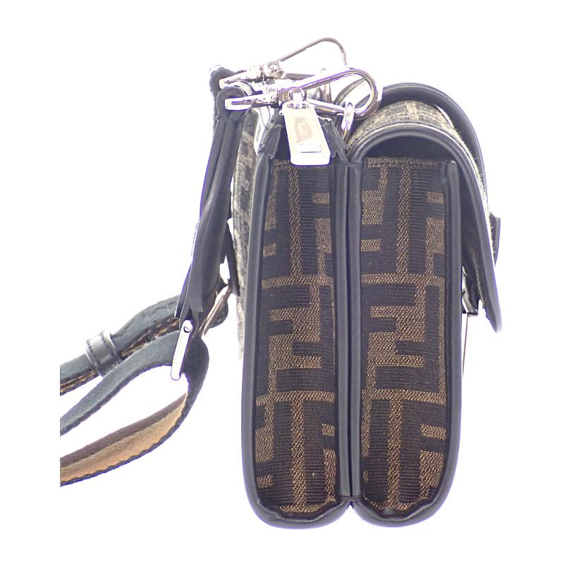 FENDI  7VA649ALWKF0L3T Shoulder Bag Brown/black leather Women