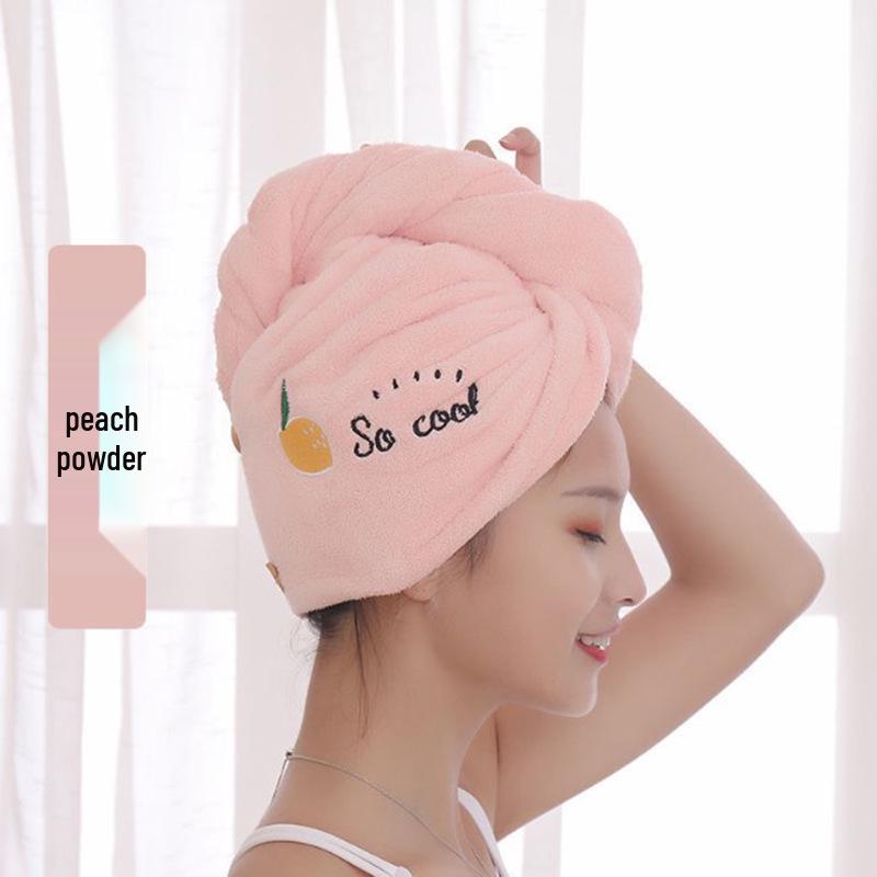 

Шапочка для волос из кораллового флиса, быстросохнущая: Плотное, Удобное, Впитывающее Банное Полотенце для Женщин Single Layer 65cm*25cm