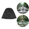 Fountain Cover, 36x42 Inch 420D Silver Coated Oxford Cloth Sunproof with   Drawstring, for Outdoor Winter Garden Fountain Statue