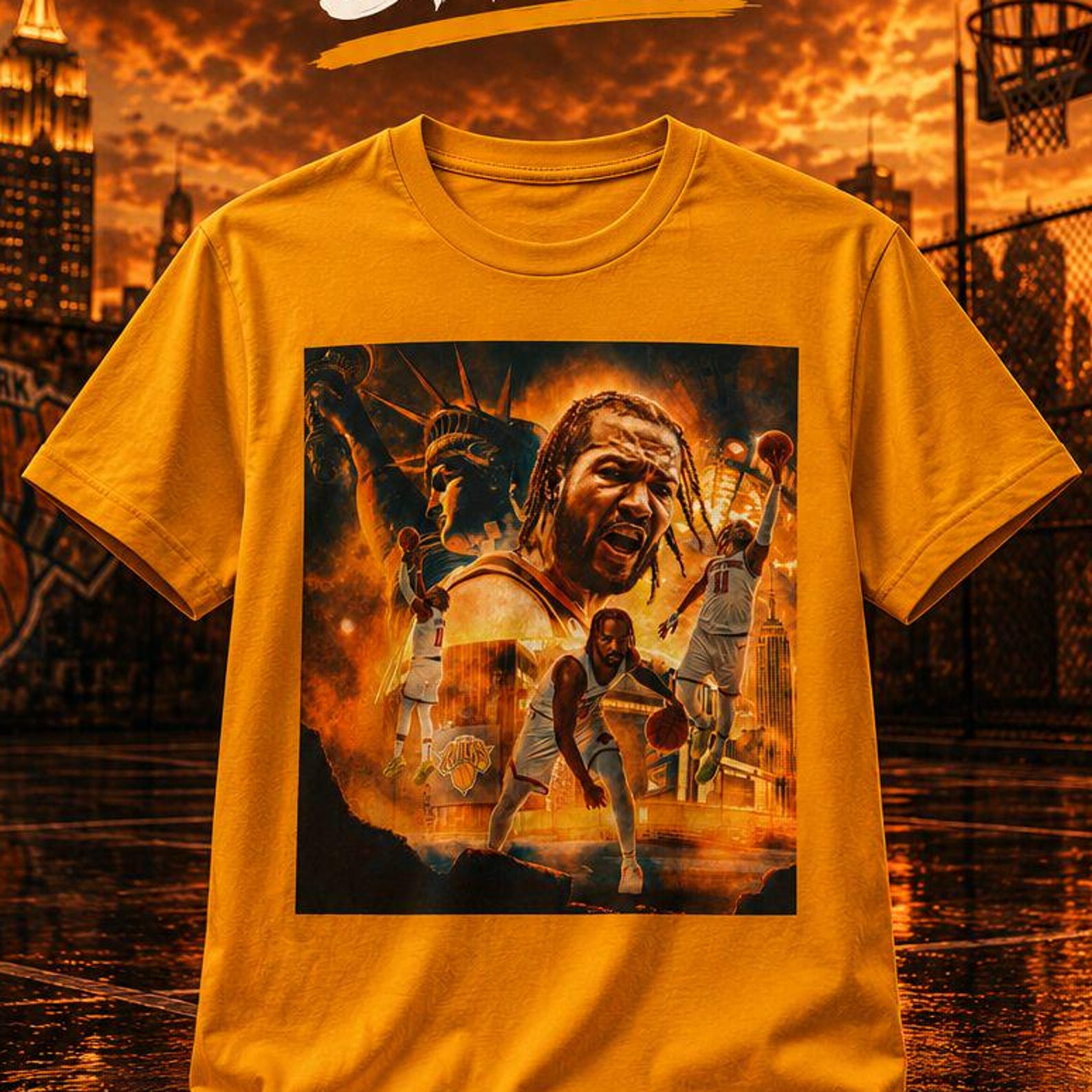 New York Basketball T-Shirt | Basketball Graphic Tee for Men & Women | Urban Streetwear Sports Shirt | Vintage Hoops Fan Gift 3XL