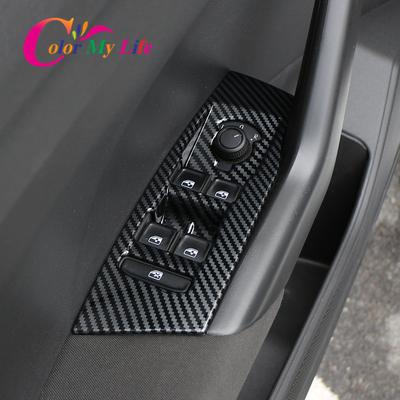 4 stuks/set voor Volkswagen VW T-cross Tcross 2018-2023 ABS decoratieve raammechanisme bediening