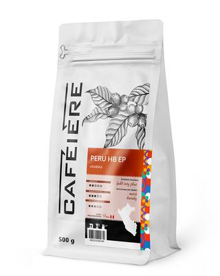 Coffee Beans Cafeiere Arabica Peru HB EP, 500 G