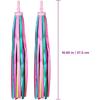 Bike Handlebar Streamers Colorful Bike Streamers Handlebar Ribbons Tassels for Kids Bike Bicycle Baby Carrier Kids Bike Accessories 1Pair