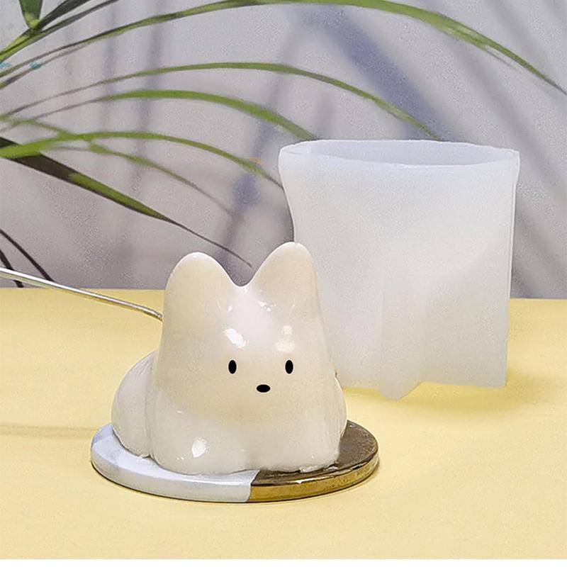 3D Pudding Cat Candle Molds Silicone DIY Abstract For Making Aroma Soy Wax Handmade Soap Clay Plaster Epoxy Resin Festival Gifts