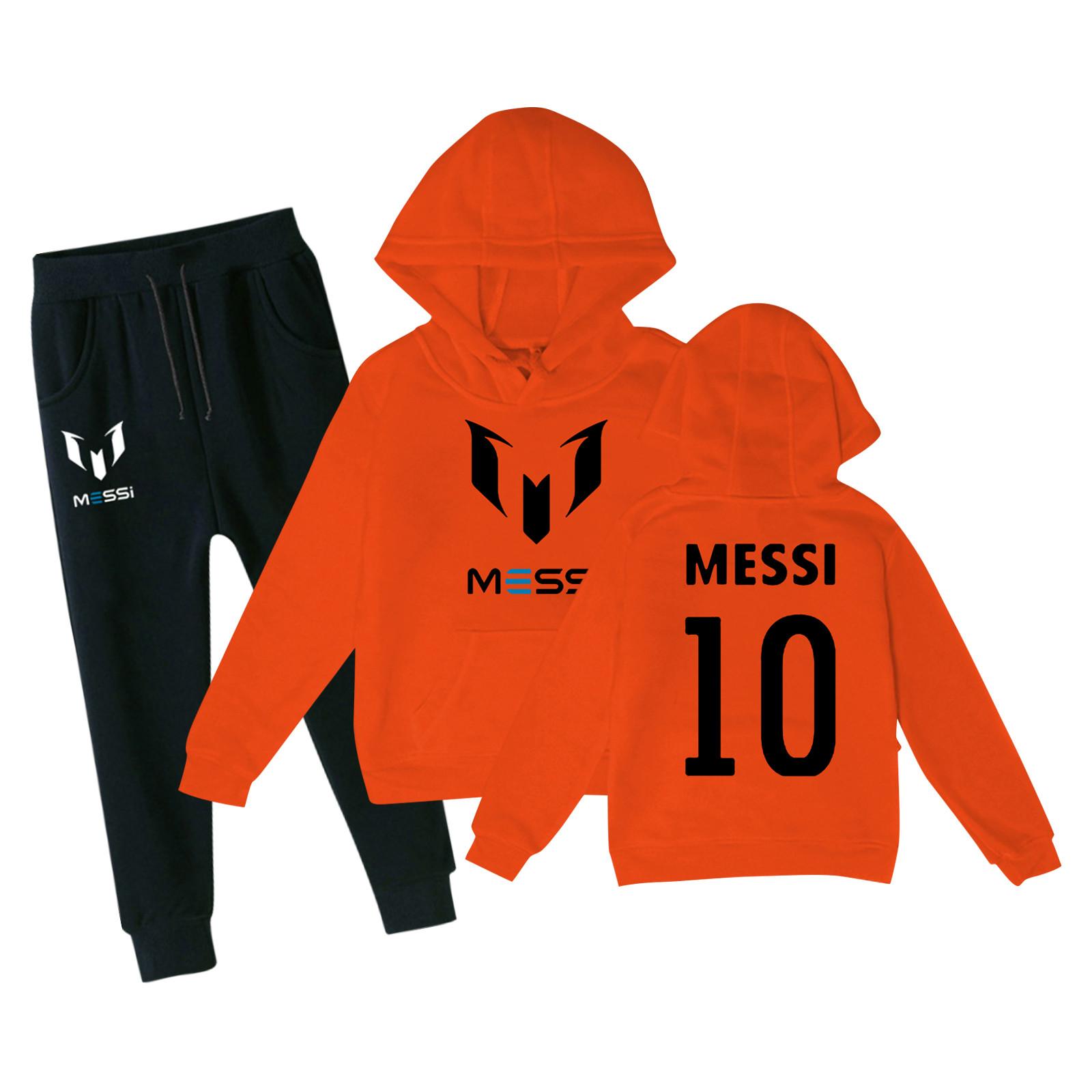 

Толстовки для хлопчиків і дівчаток Довгі рукави та штани з принтом Одяг із 2 предметів Милий світшот Дівчата-підлітки Аніме Топи Дитячий набір толстовок 3-14 років 90 шафрановий