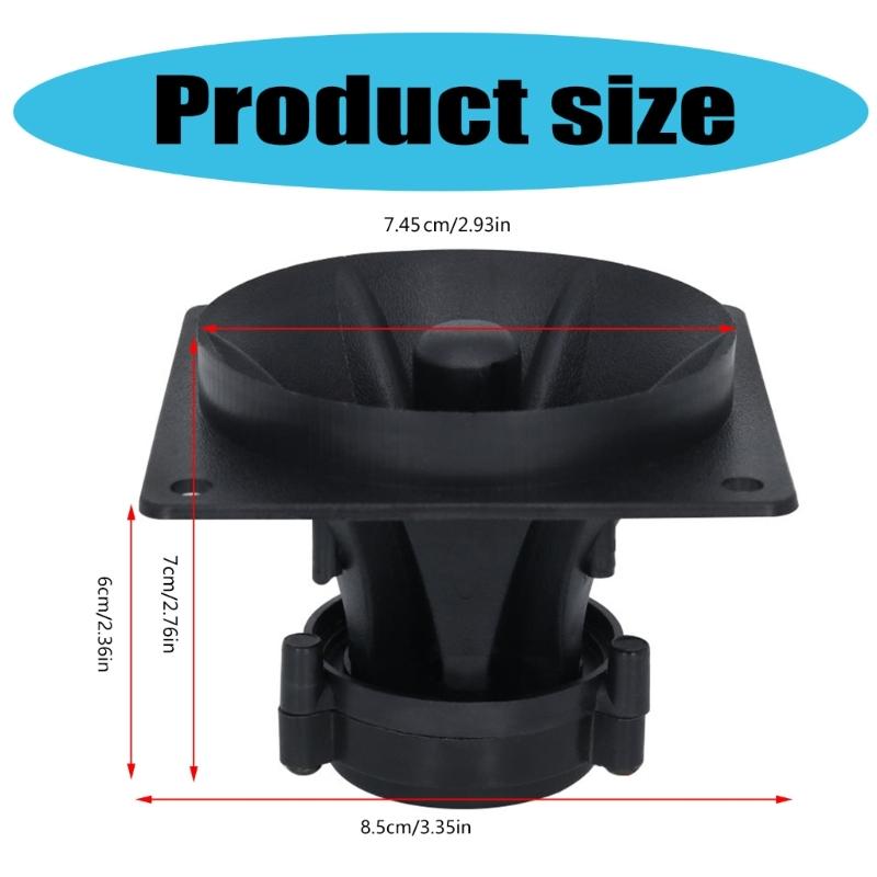 3Inch Horn Tweeter Speaker 2.2K-27KHz Frequency Response Buzzers Long Last Performances For Indoor And Outdoor Use