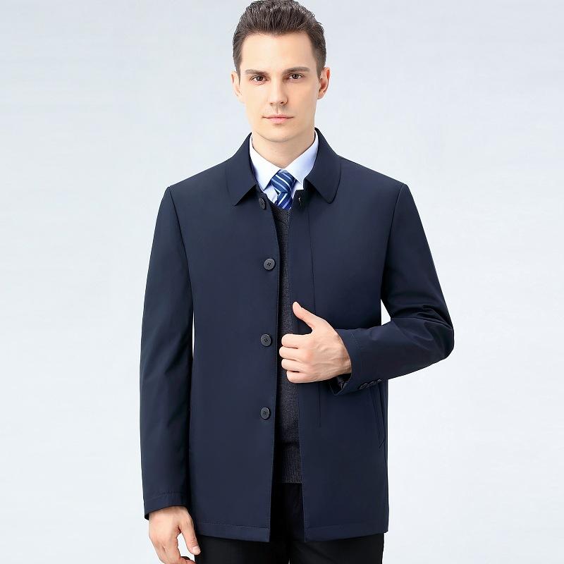 

Зимняя утолщенная и теплая мужская пуховая куртка средней длины со съемной подкладкой, белая куртка на утином пуху 195