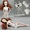 Sexy pyžamo Krajkové oblečení pro panenky pro panenku Barbie Spodní prádlo pro 1/6 BJD šaty pro panenky + podprsenka + spodní prádlo Oblečení pro panenky 1:6 Dětská hračka