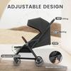 Standard Stroller  Seat, Foldable Portable Newborn Stroller ,Luxury Baby Carriage Suit Baby,Toddlers,360°Swivel Seat