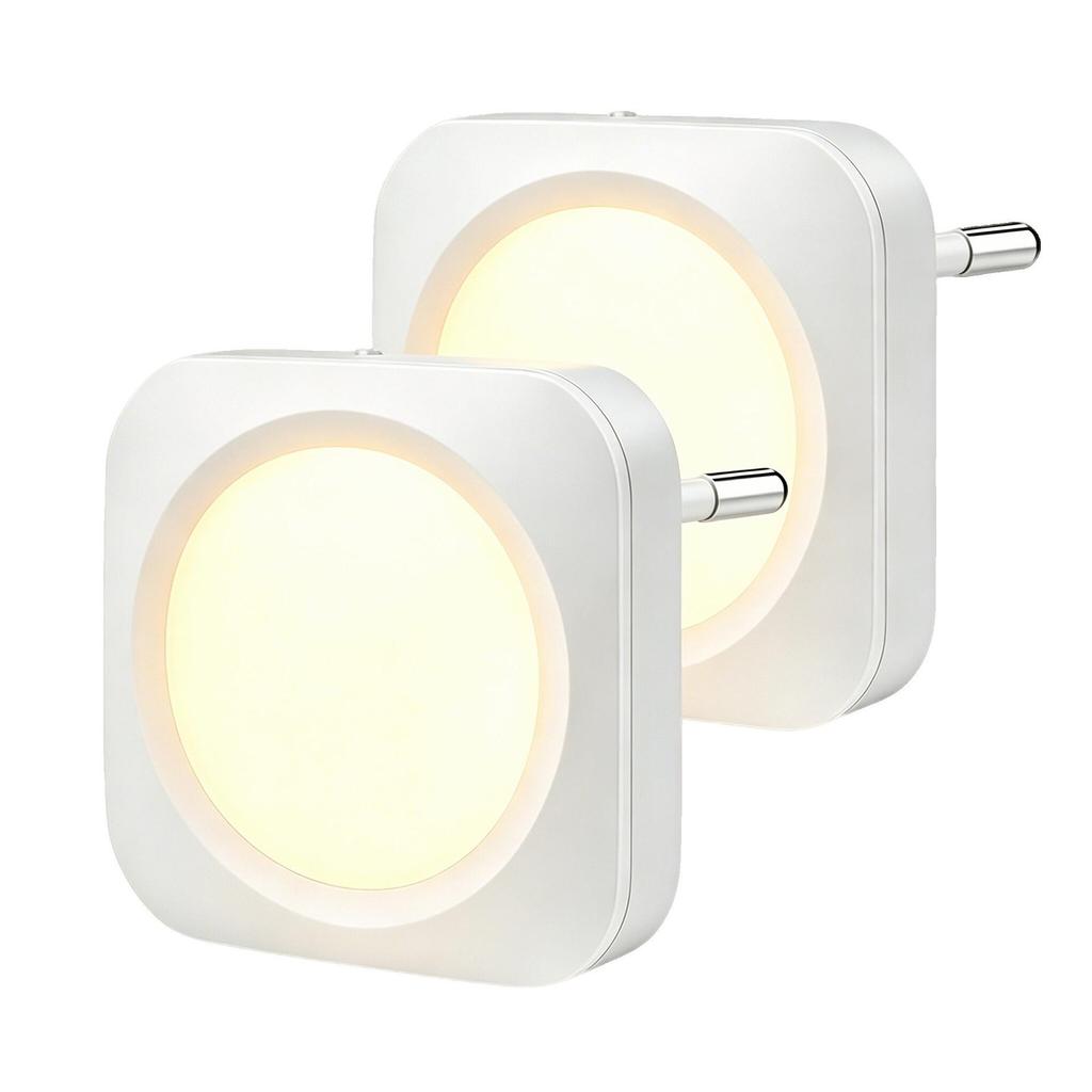 EU Standard Stepless Dimming Sensor Plug-In Night Light with Wake-Up and Feeding Modes