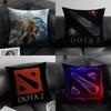 C-Cool Dotaa 2 Game Cushion Cover Natural Linen Organic Fabric Double-Sided Printing Sofa Home Decor Gift Pillow Case