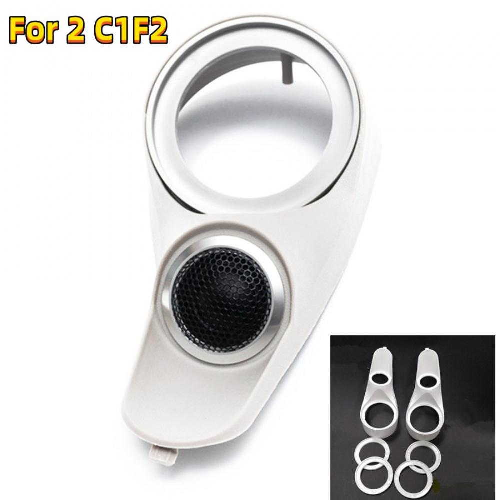 Paar Auto-Audio-Lautsprecher A-Säulen-Hochtöner-Halterung Dichtung Weiß Für 2 Zoll & 4 Zoll
