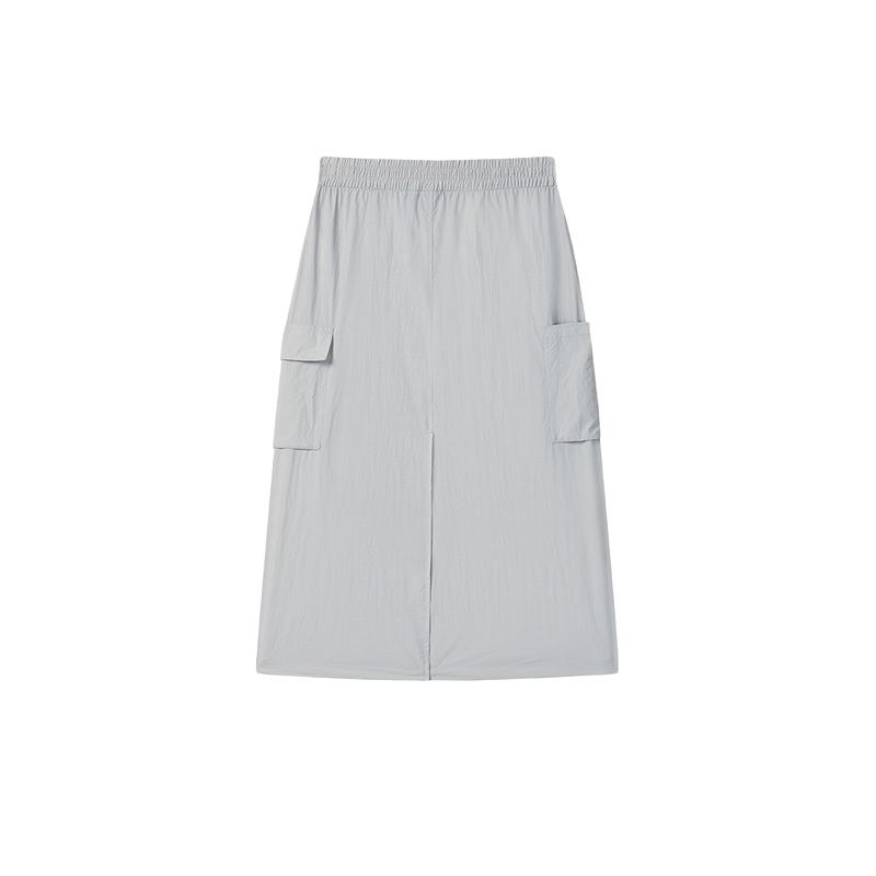 Fila Original Comfortable Fashion Solid Color Casual Long Skirt Women Skirts F71W539311F-GY