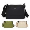 New Soft Nylon Cloth Women Shoulder Bag Solid Color Multiple Pockets Handbag Casual Style Crossbody Bags Student