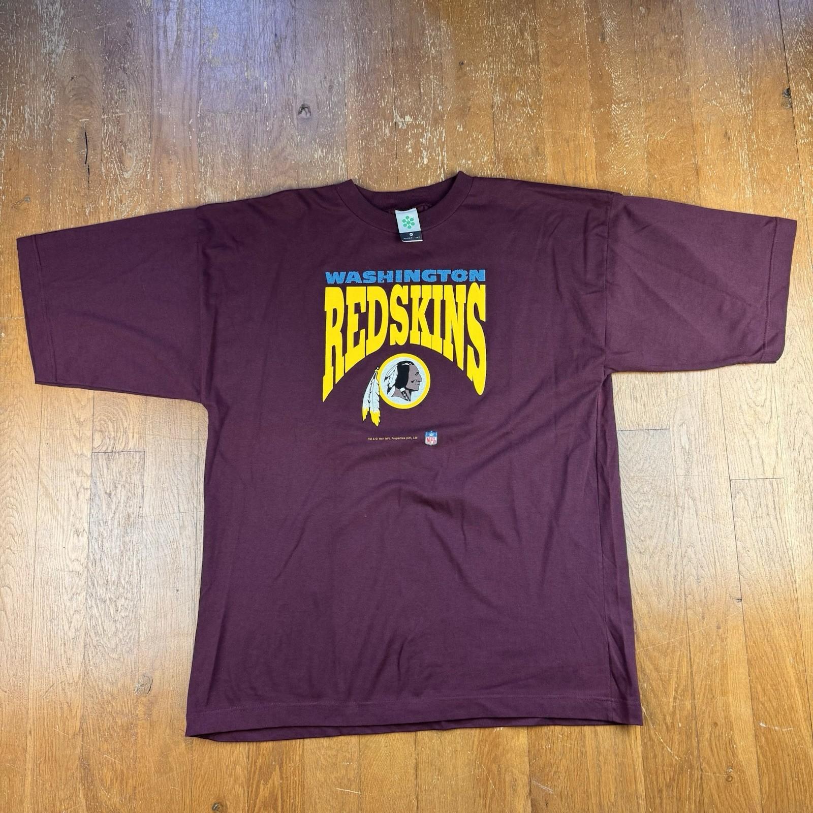 Vintage Washington Redskins Global Inc 1993 NFL T Shirt Size XL S