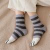 Middle Tube Coral Velvet Socks Plush Floor Sox Cute Style Sleep Socks  for Female Stay In the House