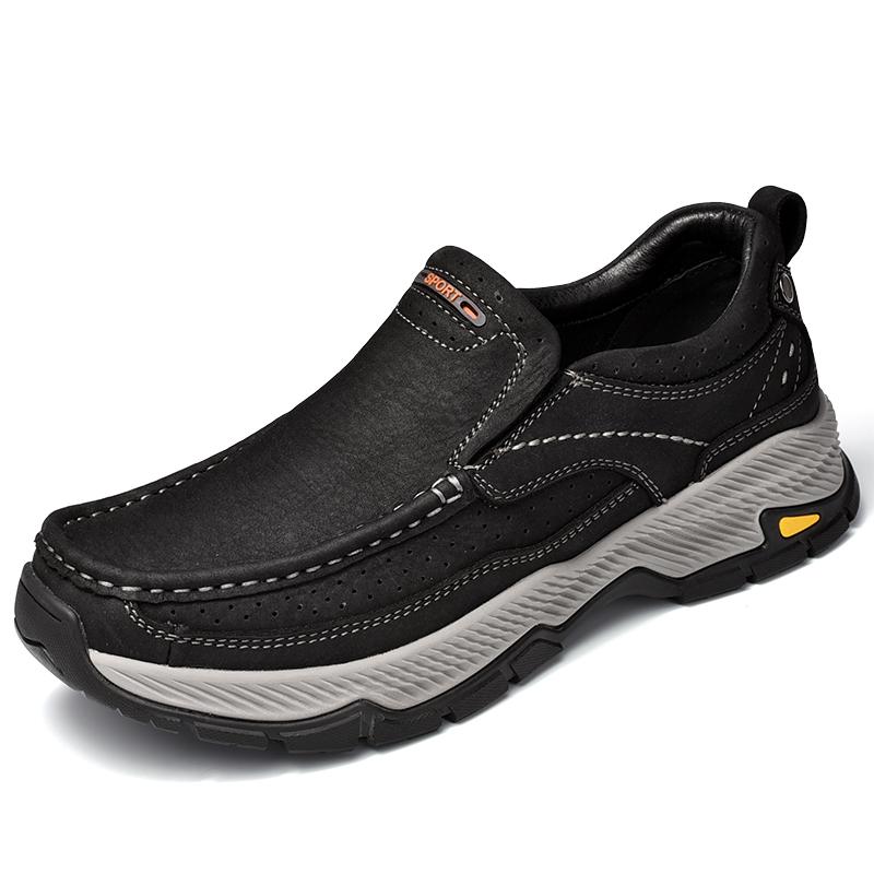 

Мужские мокасины модные туфли-лодочки из натуральной кожи мокасины для ходьбы повседневная обувь для работы в офисе мужская обувь для отдыха на природе 38 чёрный