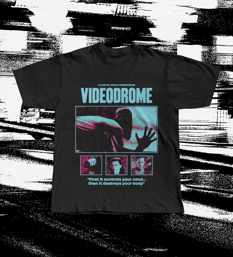 Videodrome Shirt - David Cronenberg 1983 Body Horror T-Shirt - Kult-Klassiker T-Shirt