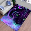 3D Tiger Cartoon Animal Print Living Room Carpet for Sofa, Coffee Table, Bedroom.