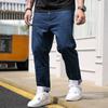 Autumn And Winter Plus Size Men 'S Denim Trousers All -Match Casual Loose Jeans Pant