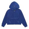 Bluetail Blue Terry Crop Hoodie Azb2jp03bu