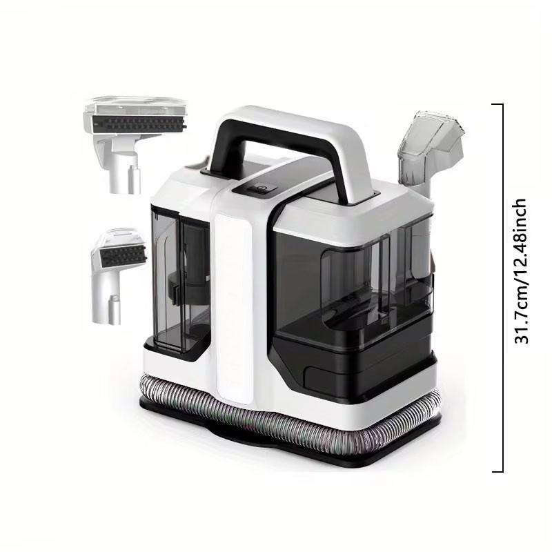 450W Handheld Carpet Cleaner 15Kpa Multi Functional Vacuum Cleaner Wet Fabric Carpet Sofa Cleaning Machine