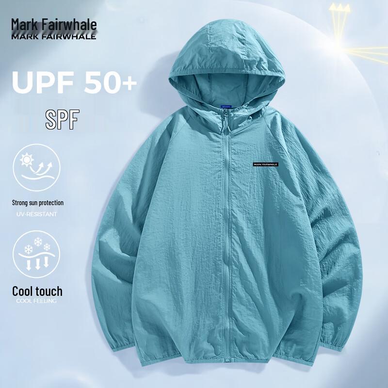 Mark Fairwhale Men's Ice Silk UPF50+ Hooded Sun Protection Jacket