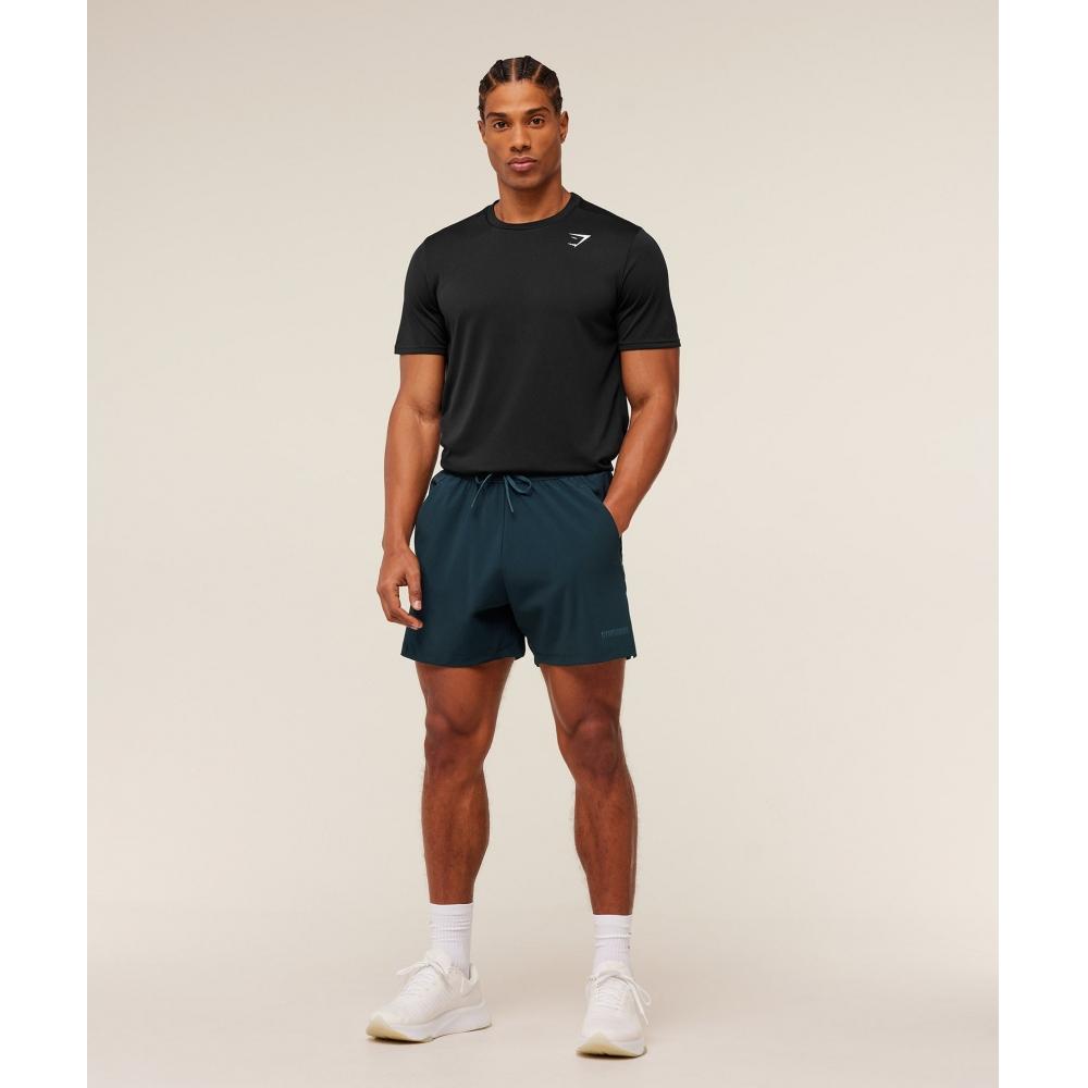 Gymshark Active Rest 6 Shorts Deep Petrol Blue A3b9r Udrl