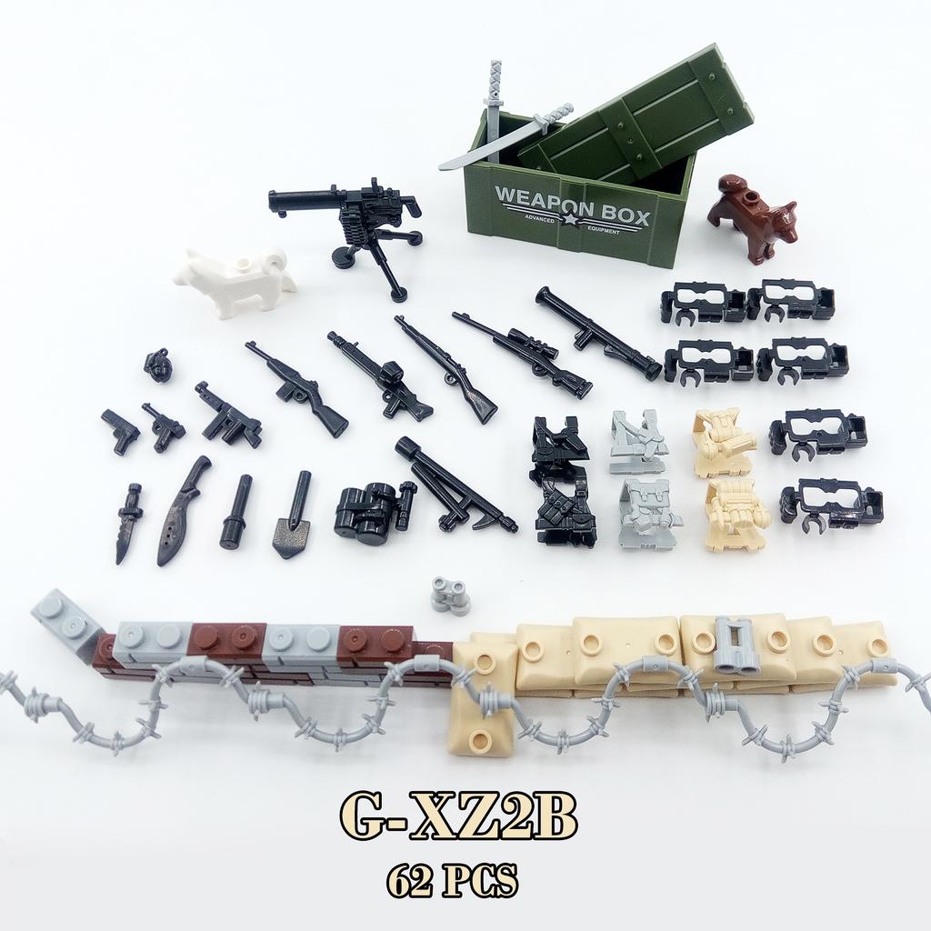 WW2 88mm Flak Gun Cannon Rocket Artillery Military Army War Weapons Soldier MOC Playmobil Scale Model Building Block Children Kid Toy