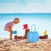 New Drawstring Beach Tote Handbag Waterproof Quick Drying Mesh Bag Washable Shoulder Bag Outdoor